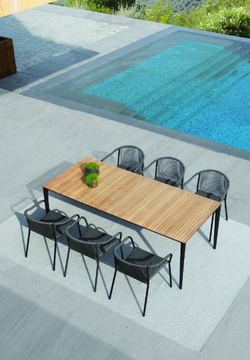 U-NITE - Rectangular teak garden table by Royal Botania - view 3